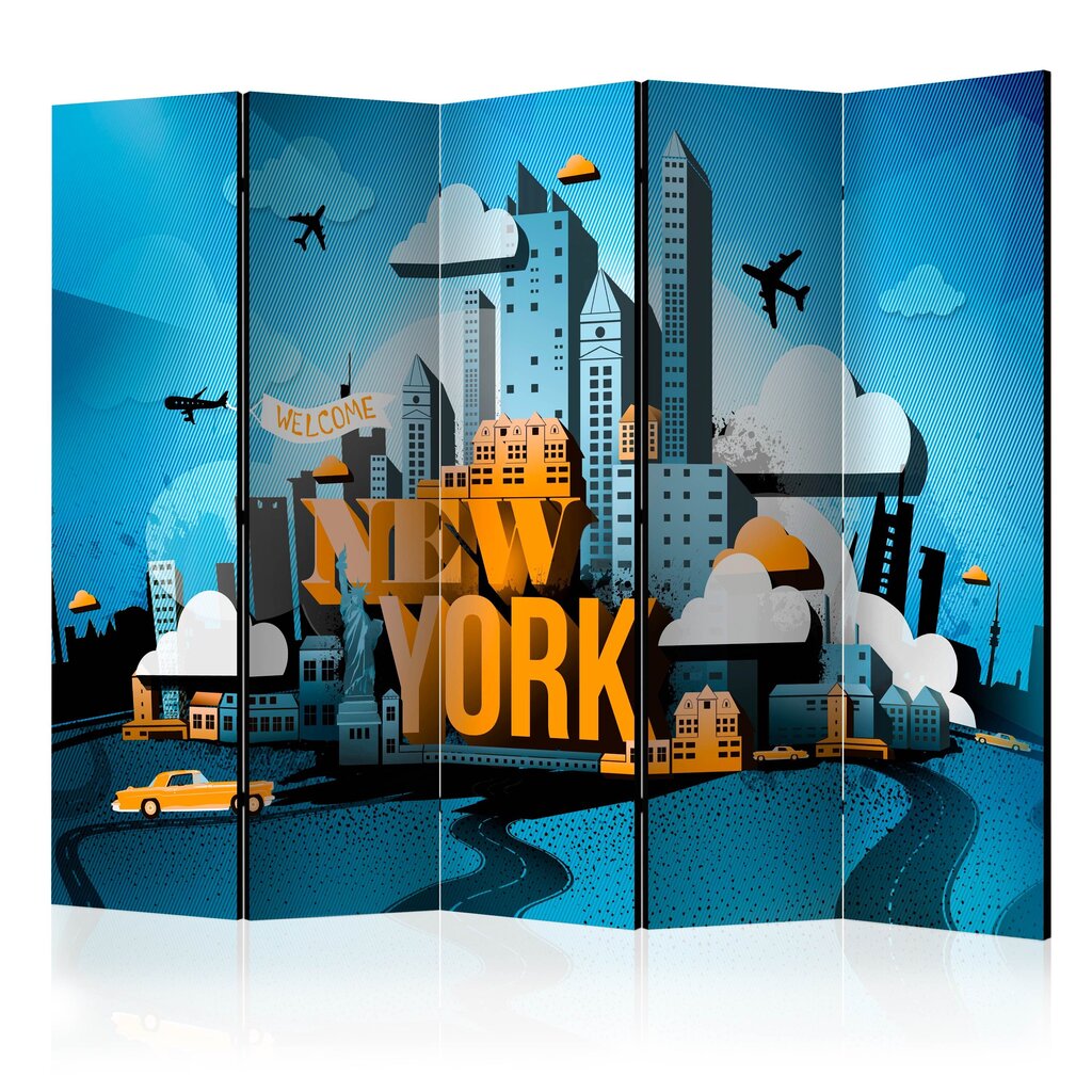 Ruumijaotur - New York - welcome II [Room Dividers] цена и информация | Sirmid ja vaheseinad | hansapost.ee