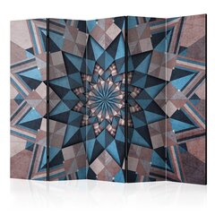 Ruumijaotur - Star Mandala (Brown and Blue) II [Room Dividers] hind ja info | Sirmid ja vaheseinad | hansapost.ee