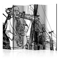 Ширма Saxophone recital on Broadway цена и информация | Мобильные стенки | hansapost.ee