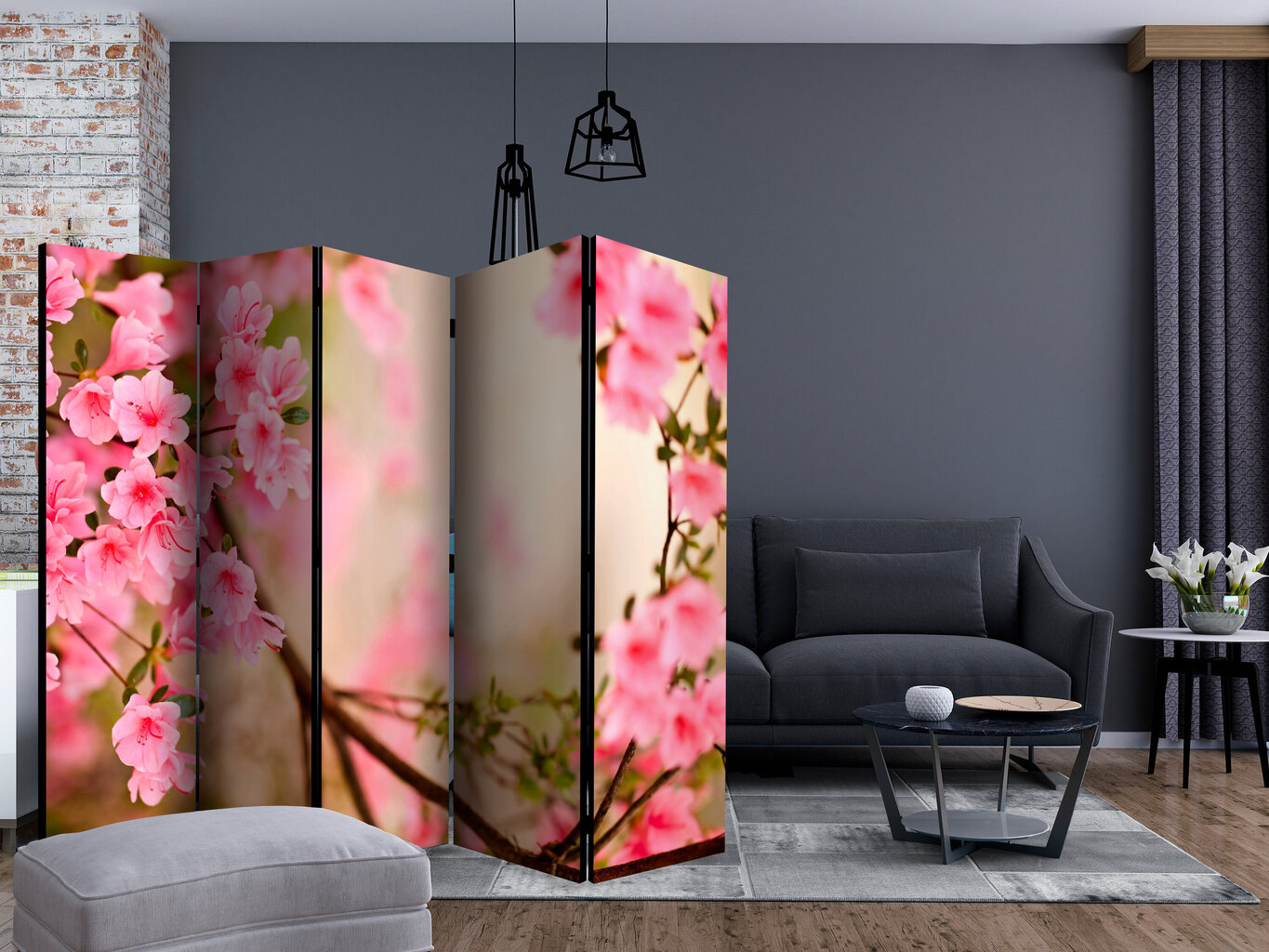 Ruumijaotur - Pink azalea II [Room Dividers] hind ja info | Sirmid ja vaheseinad | hansapost.ee