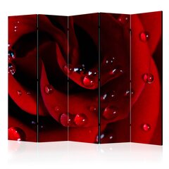 Ruumijaotur - Red rose with water drops II [Room Dividers] hind ja info | Sirmid ja vaheseinad | hansapost.ee