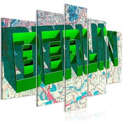 Maal - Green Berlin (5 Parts) Wide hind ja info | Seinapildid | hansapost.ee