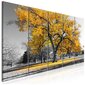 Maal - Autumn in the Park (5 Parts) Narrow Gold hind ja info | Seinapildid | hansapost.ee