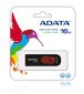 Mälupulk Adata C008 16GB, USB 2.0, must/punane цена и информация | Mälupulgad | hansapost.ee