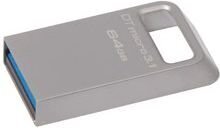 USB карта памяти Kingston Data Traveler Micro 3.1 64GB USB 3.1 цена и информация | USB накопители данных | hansapost.ee