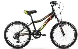 Детский велосипед Romet Rambler KID 2 20" Alu 2022, черный/оранжевый цена и информация | Велосипеды | hansapost.ee