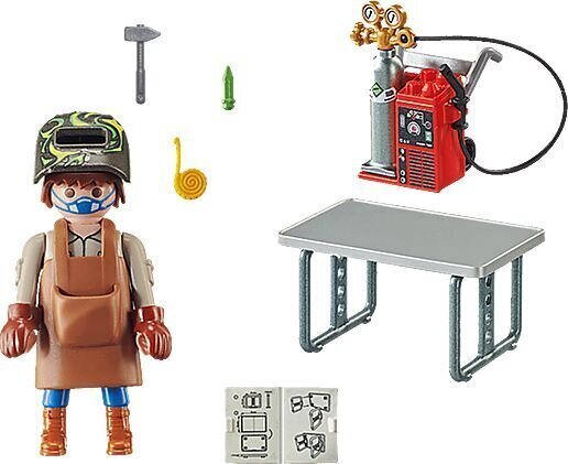 70597 Playmobil Klocki Keevitaja koos seadmetega цена и информация | Klotsid ja konstruktorid | hansapost.ee