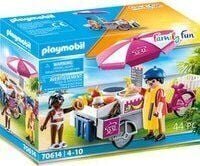 70614 PLAYMOBIL® Family Fun, Pannkoogivabrik ratastel цена и информация | Klotsid ja konstruktorid | hansapost.ee