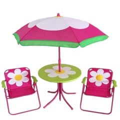 Комплект детской мебели Patio Kwiatek, розовый цена и информация | Детская садовая мебель | hansapost.ee