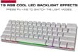 Klaviatuur Motospeed CK62 valge juhtmevaba 60% RGB taustvalgustusega цена и информация | Klaviatuurid | hansapost.ee