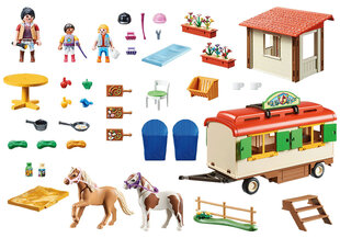 70510 Playmobil, ponide juures telkimine vaguniga hind ja info | Klotsid ja konstruktorid | hansapost.ee