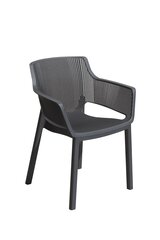Садовый стул Elisa, темно-серый цена и информация |  Садовые стулья, кресла, пуфы | hansapost.ee