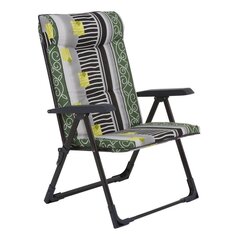 Складной стул Patio Bilbao XL, черный/серый цена и информация | Садовые стулья, кресла, пуфы | hansapost.ee