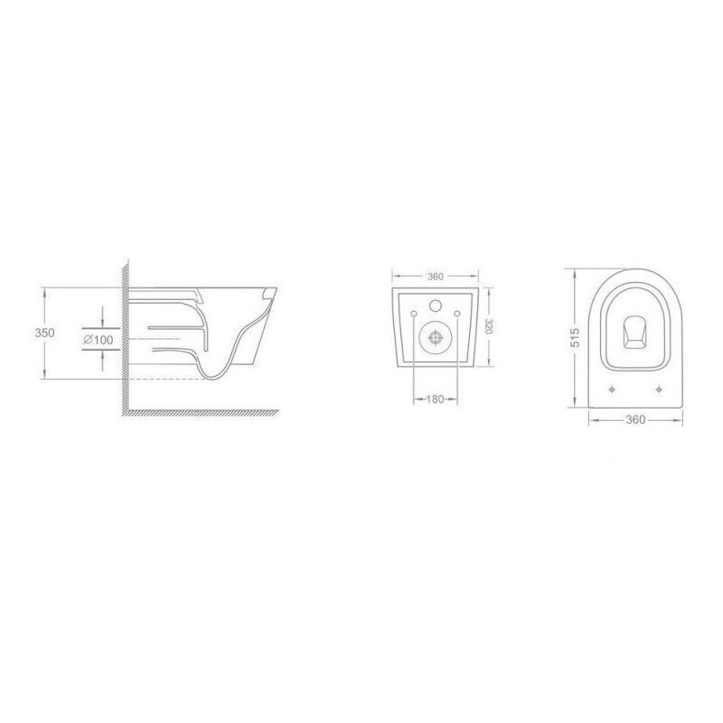 Seinale kinnitatav WC-pott TEKA NEXOS hind ja info | WС-potid | hansapost.ee