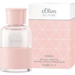 Tualettvesi s.Oliver So Pure Women EDT naistele 30 ml hind ja info | S.Oliver Riided, jalanõud ja aksessuaarid | hansapost.ee