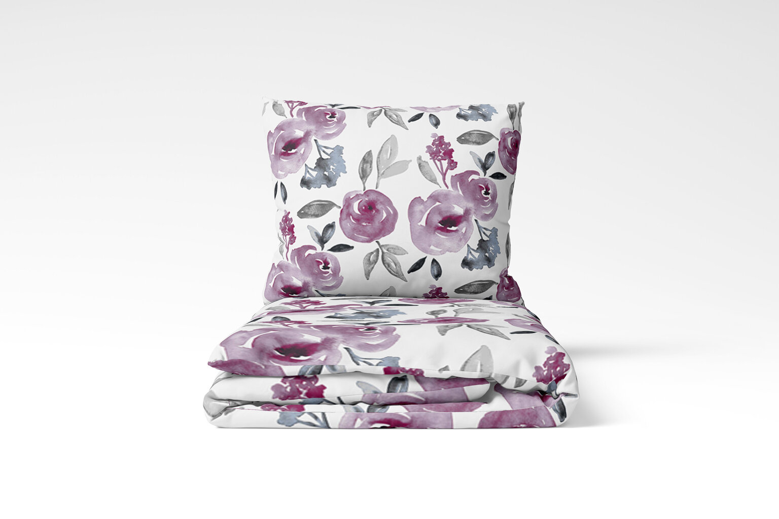 KOODI voodipesukomplekt Alice, violetne, 220 x 210 cm + 2 x 50 x 60 cm hind ja info | Voodipesukomplektid | hansapost.ee