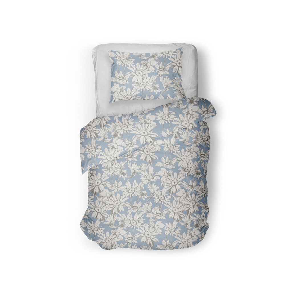 KOODI voodipesukomplekt Daisy, sinine, 220 x 210 cm + 2 x 50 x 60 cm цена и информация | Voodipesu | hansapost.ee