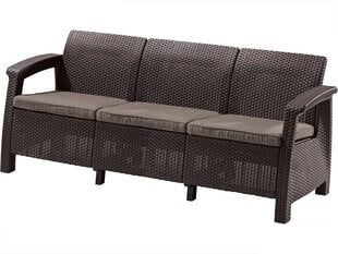 Aiadiivan Corfu Love Seat Max, pruun price and information | Aiatoolid, rõdutoolid | hansapost.ee