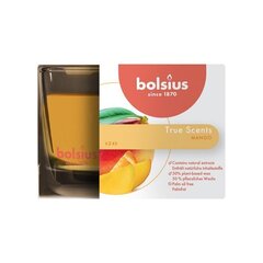 Ароматическая свеча Bolsius True Scents, 6,3x9 см, манго цена и информация | Свечи, подсвечники | hansapost.ee