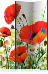 Ruumijaotur - Country poppies [Room Dividers] hind ja info | Sirmid ja vaheseinad | hansapost.ee