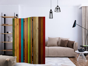 Ruumijaotur - Wooden rainbow [Room Dividers] hind ja info | Sirmid ja vaheseinad | hansapost.ee
