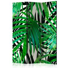 Ширма - Tropical Leaves [Комнатные перегородки] цена и информация | Мобильные стенки | hansapost.ee