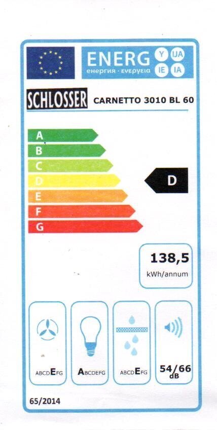 Schlosser 3010 BL 60/1000 hind ja info | Õhupuhastid | hansapost.ee