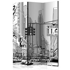 Ruumijaotur - Street in New York city [Room Dividers] hind ja info | Sirmid ja vaheseinad | hansapost.ee