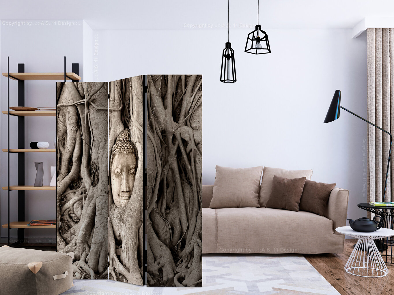 Ruumijaotur - Buddha's Tree [Room Dividers] hind ja info | Sirmid ja vaheseinad | hansapost.ee