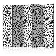 Ruumijaotur - Black and White Maze II [Room Dividers] hind ja info | Sirmid ja vaheseinad | hansapost.ee