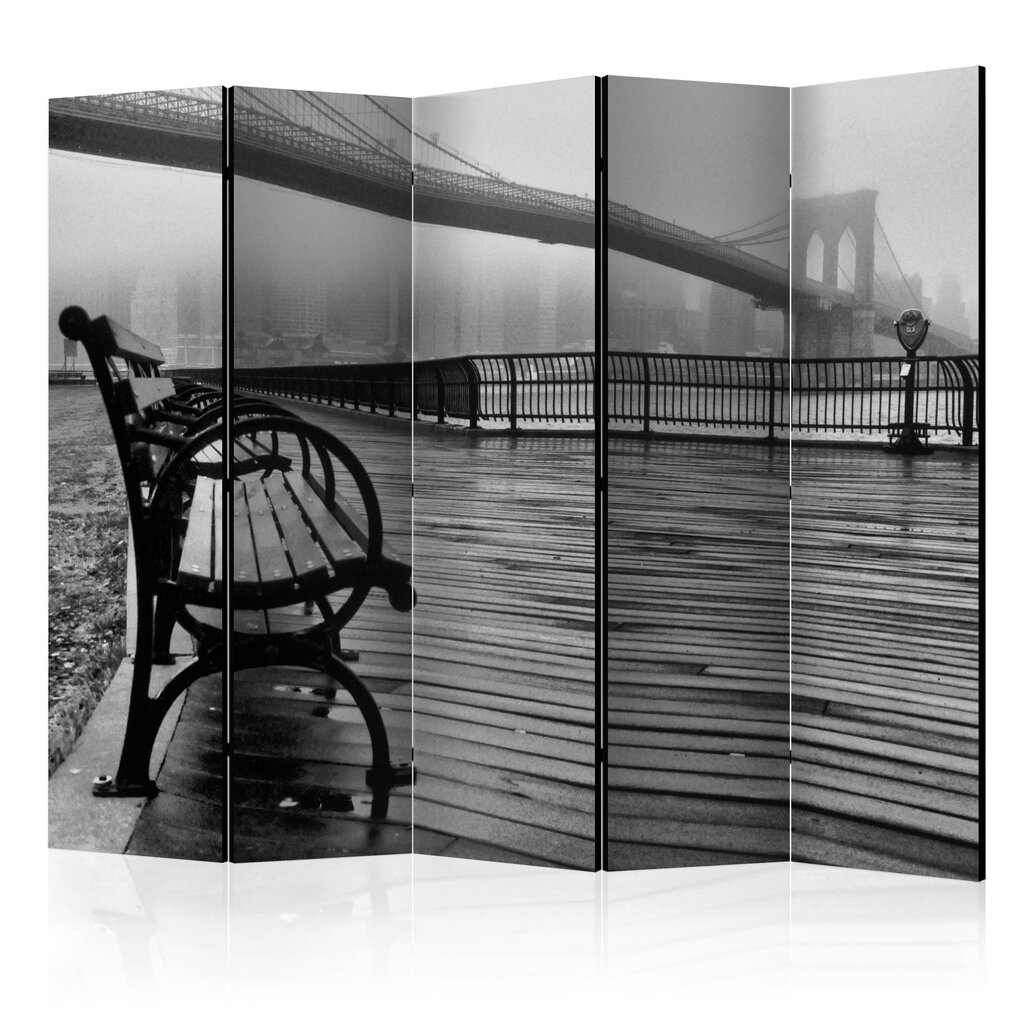 Ruumijaotur - A Foggy Day on the Brooklyn Bridge II [Room Dividers] цена и информация | Sirmid ja vaheseinad | hansapost.ee