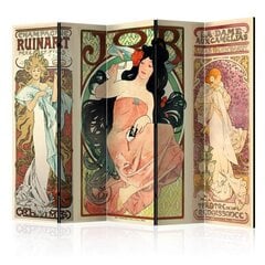 Ruumijaotur - Alphonse Mucha. Women's II [Room Dividers] цена и информация | Мобильные стенки | hansapost.ee