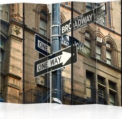 Ruumijaotur - All roads lead to Broadway II [Room Dividers] hind ja info | Sirmid ja vaheseinad | hansapost.ee