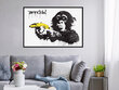 Poster - Banksy: Banana Gun I hind ja info | Seinapildid | hansapost.ee
