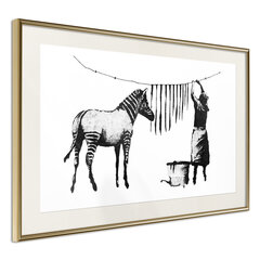 Poster - Banksy: Washing Zebra Stripes hind ja info | Seinapildid | hansapost.ee