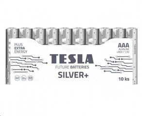 Aku "Tesla" AAA Silver+, 1150 mAh, (10 tk) hind ja info | Patareid | hansapost.ee