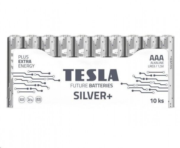 Aku "Tesla" AAA Silver+, 1150 mAh, (10 tk) цена и информация | Patareid | hansapost.ee