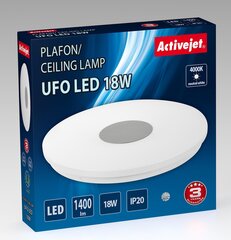 LED valgus Activejet AJE-UFO, 18W, valge цена и информация | Монтируемые светильники, светодиодные панели | hansapost.ee