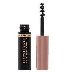 Max Factor Brow Revival Densifying Brow Mascara - Eyebrow mascara 4.5 ml 002 Soft Brown #6b5a4a hind ja info | Lauvärvid, ripsmetušid ja silmapliiatsid | hansapost.ee