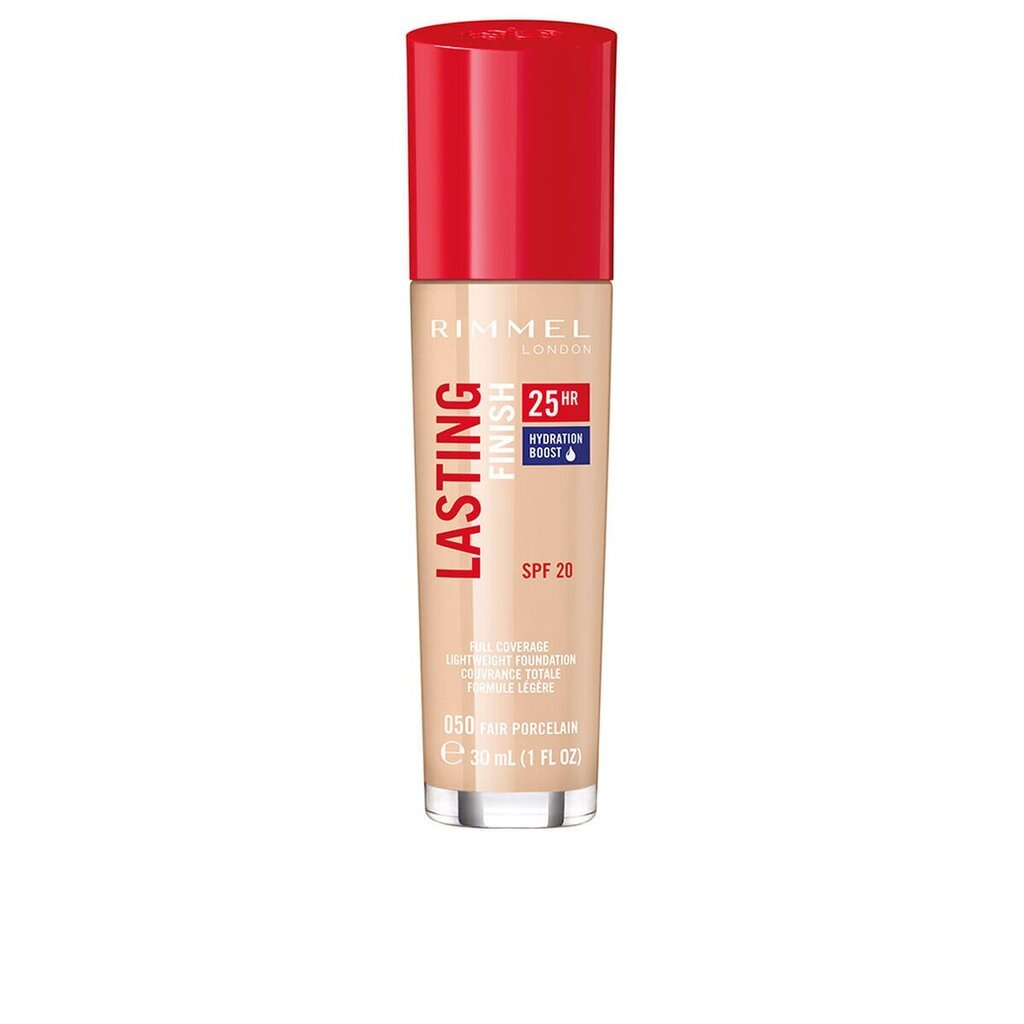 Rimmel Niisutav meik SPF 20 Lasting Finish 25H 30 ml цена и информация | Jumestuskreemid ja puudrid | hansapost.ee