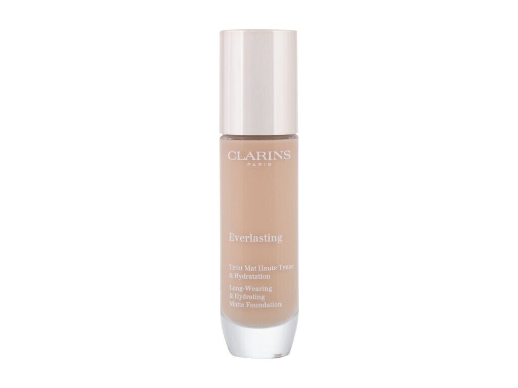 Clarins Everlasting Long-Wearing & Hydrating Matte Foundation - Long-lasting moisturizing makeup with a matte effect 30 ml 110N #CDA988 hind ja info | Jumestuskreemid ja puudrid | hansapost.ee