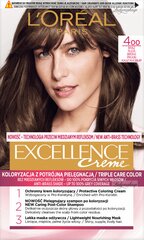 Juuksevärv L´Oreal Paris Excellence Creme Hair Color 400 Brown цена и информация | Краска для волос | hansapost.ee