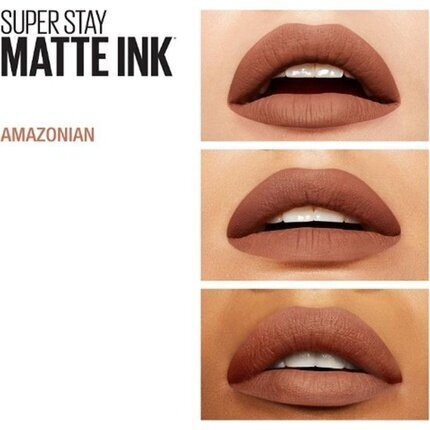 Huulepulk Maybelline Super Stay Matte Ink, 70 Amazonian, 5 ml hind ja info | Huulekosmeetika | hansapost.ee