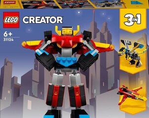 Супер робот 31124 LEGO® Creator цена и информация | Конструкторы и кубики | hansapost.ee