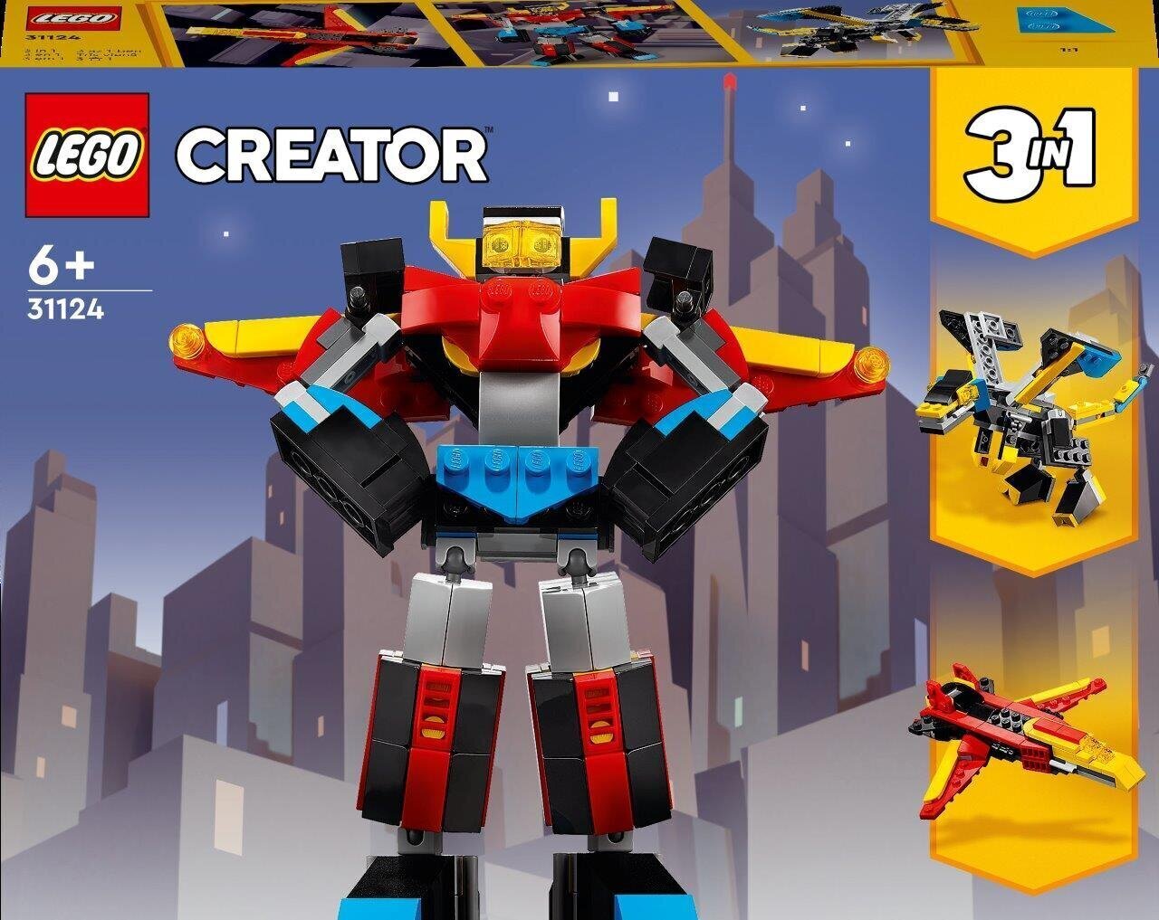31124 LEGO® Creator Superrobot цена и информация | Klotsid ja konstruktorid | hansapost.ee