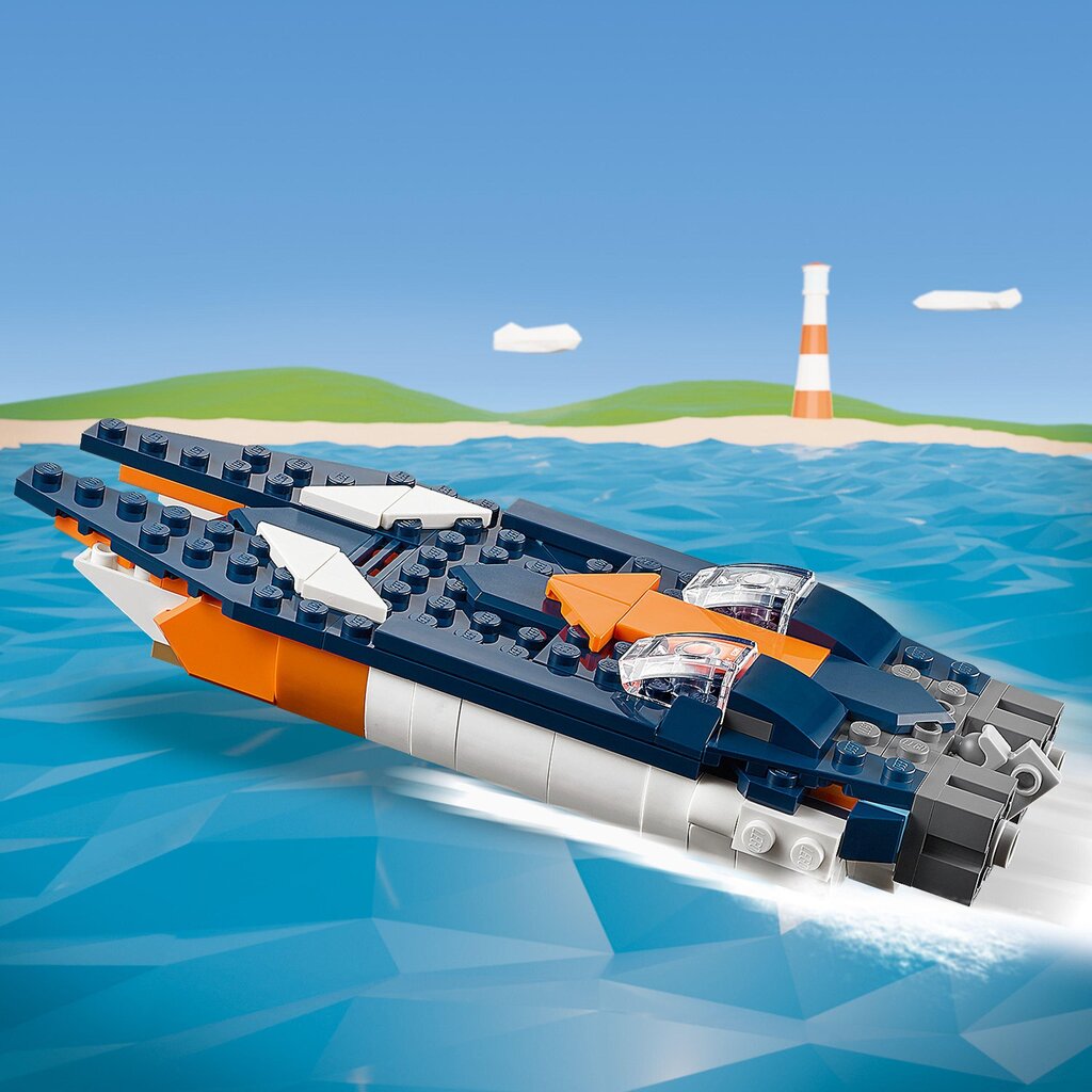 31126 LEGO® Creator Ülehelikiirusega lennuk цена и информация | Klotsid ja konstruktorid | hansapost.ee