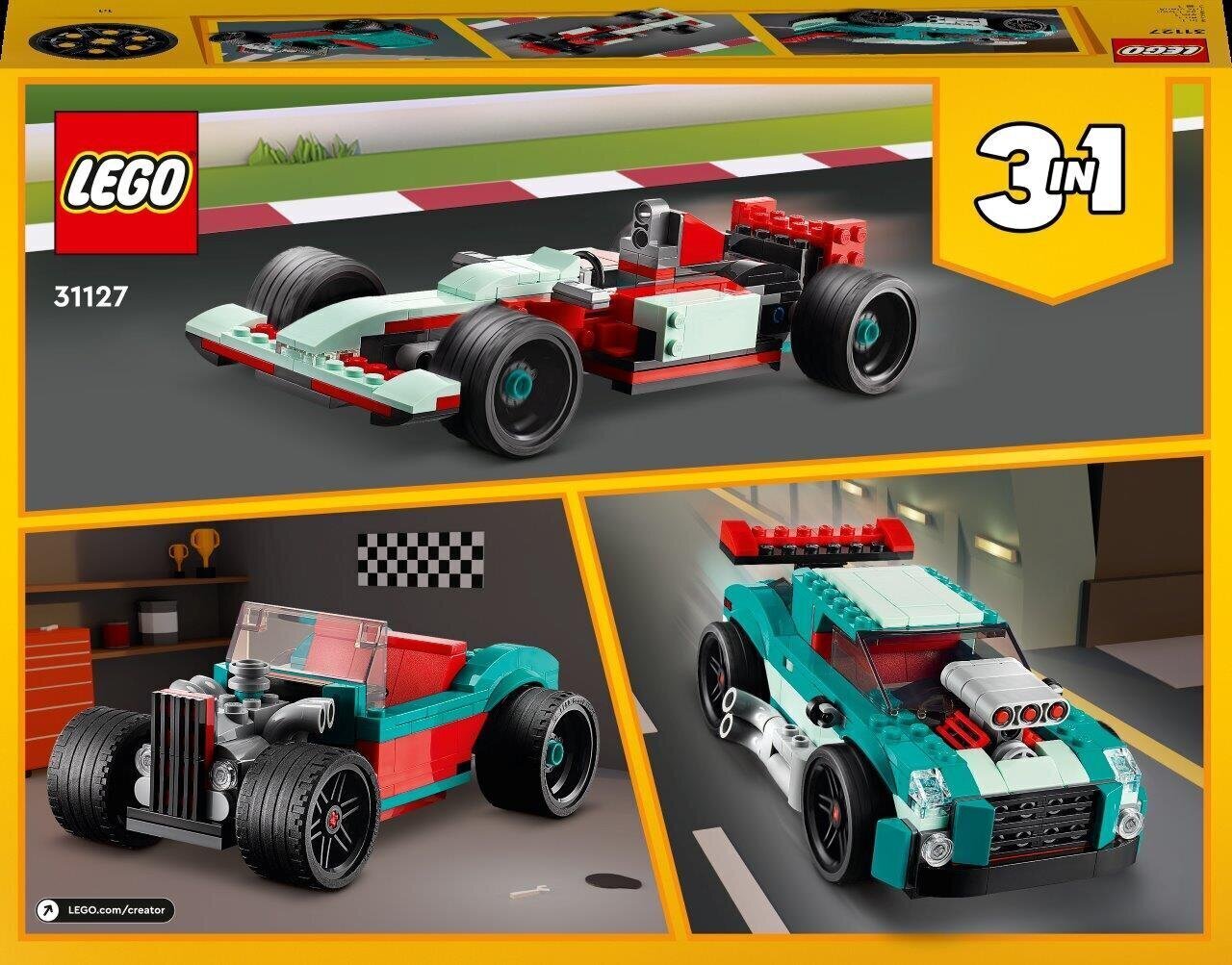 31127 LEGO® Creator Linna võidusõiduauto цена и информация | Klotsid ja konstruktorid | hansapost.ee