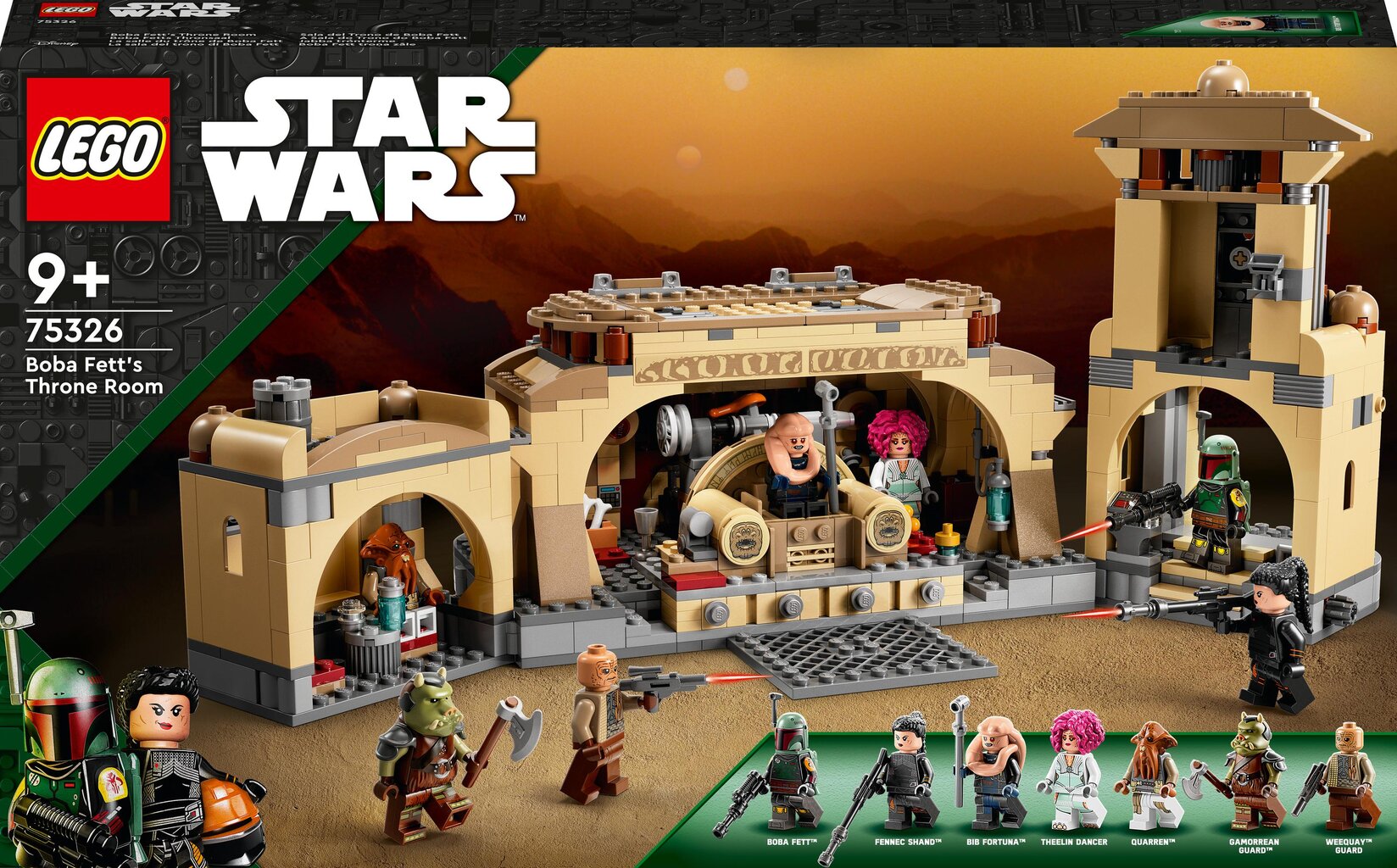 75326 LEGO® Star Wars Boba Fett Troonisaal hind ja info | Klotsid ja konstruktorid | hansapost.ee