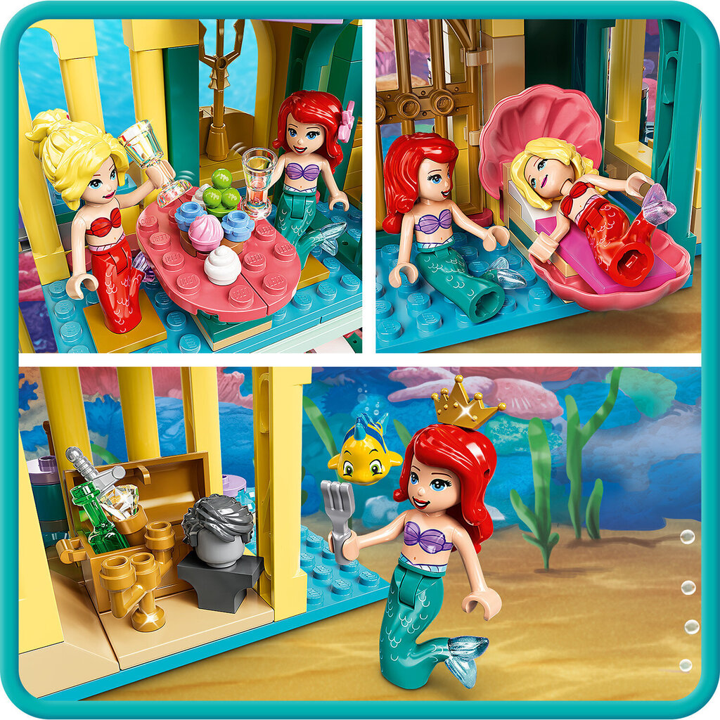 43207 LEGO® | Disney Princess Arieli veealune palee цена и информация | Klotsid ja konstruktorid | hansapost.ee