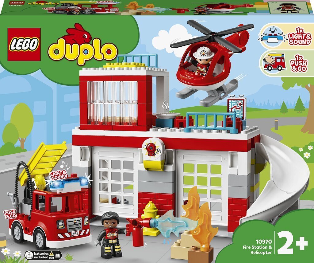 10970 LEGO® DUPLO Town Tuletõrjedepoo ja helikopter hind ja info | Klotsid ja konstruktorid | hansapost.ee